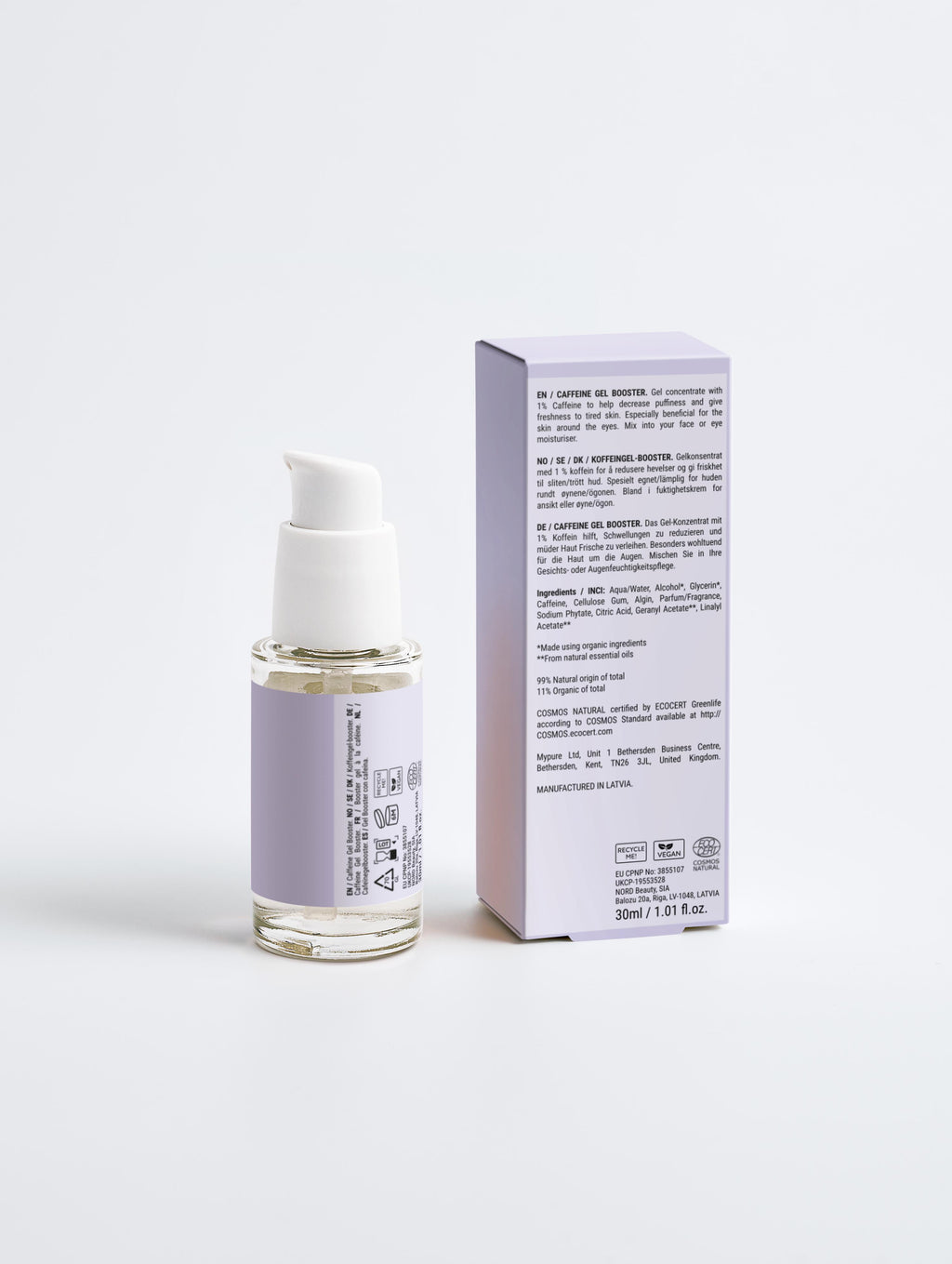 Caffeine Gel Booster | De-Puff & Refresh Tired Skin